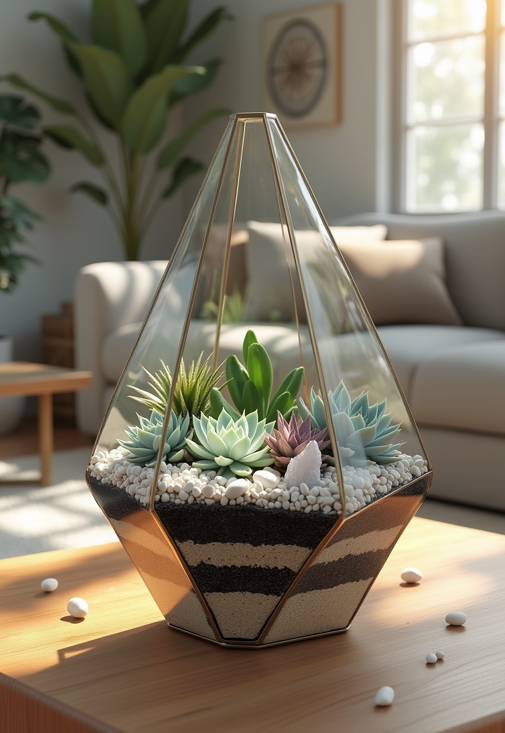 2) Succulent Terrarium Planter