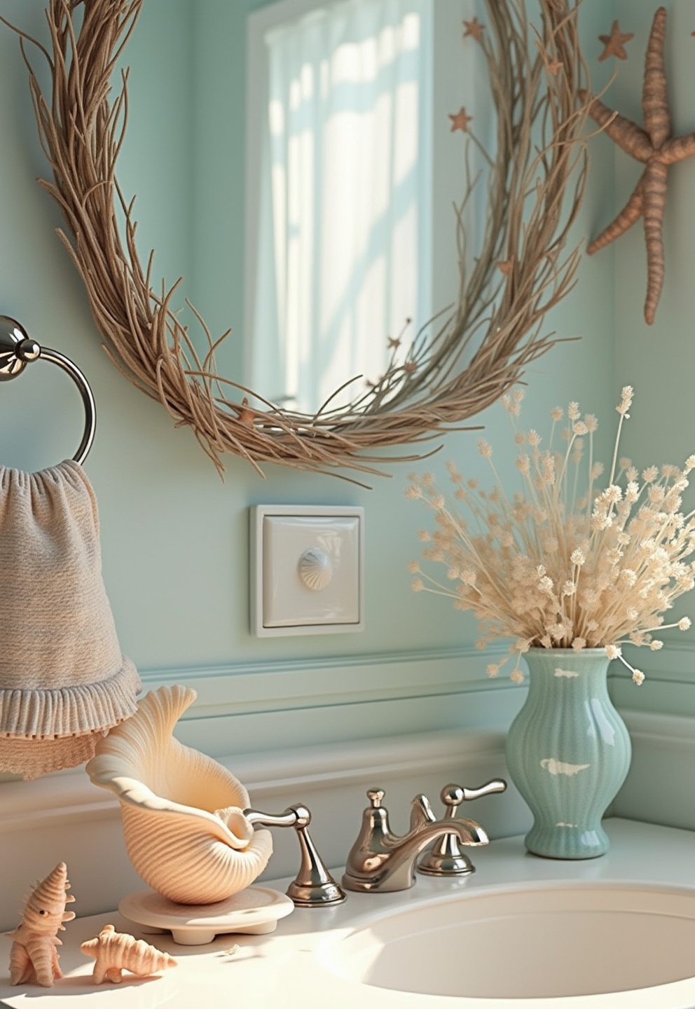 12) Seashell Toothbrush Holder