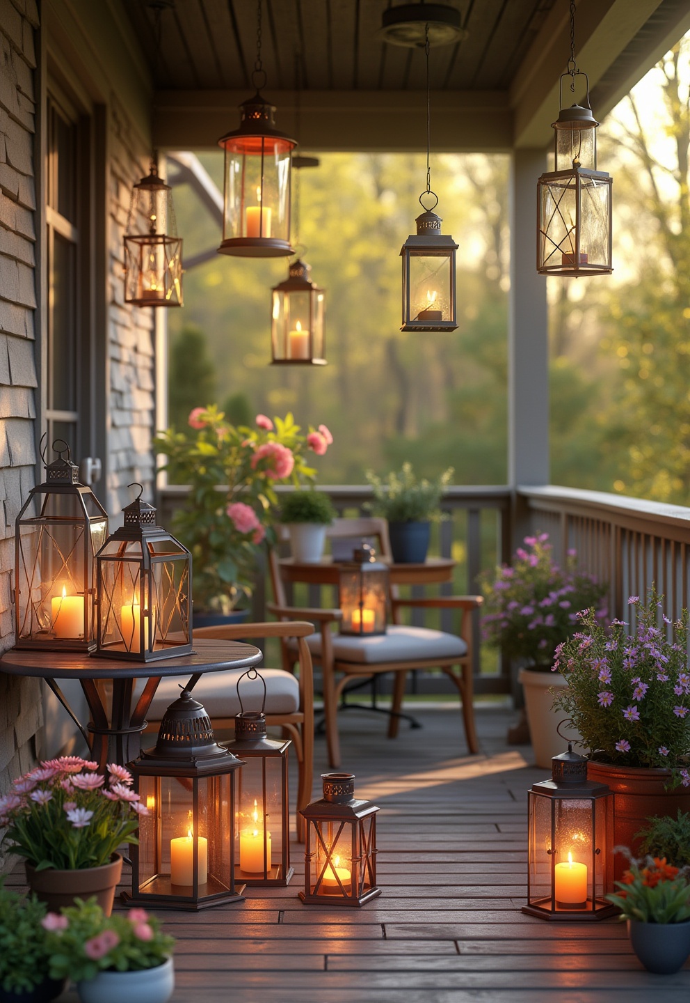 7) Lantern Candle Holders