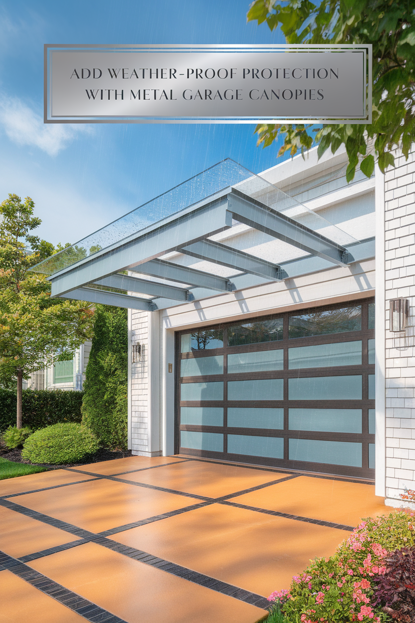 Metal Canopies Create Weather-Proof Protection